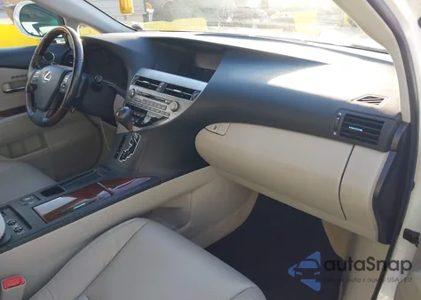 2010 Lexus Rx 350 z USA, uszkodzony, nr VIN 2T2BK1BA3AC077415